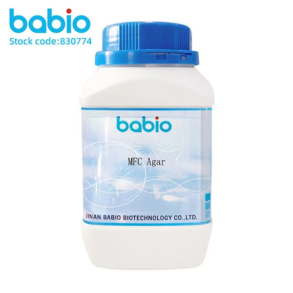 Agar MFC para pruebas de coliformes fecales en agua potable