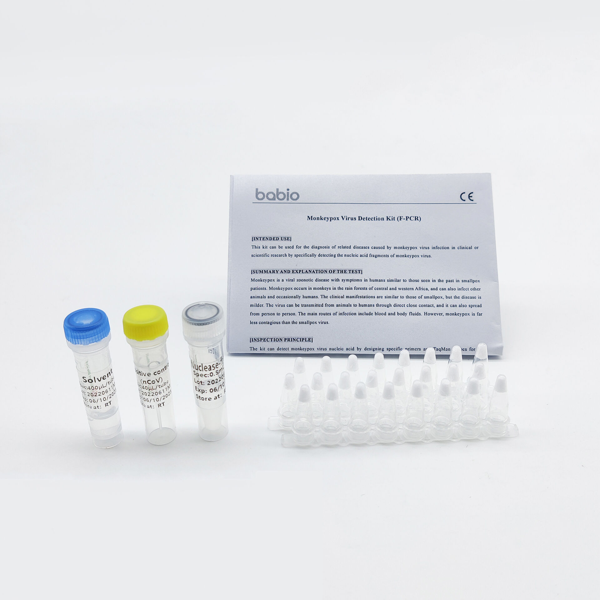 Kit de detección del virus de la viruela del mono (F-PCR)