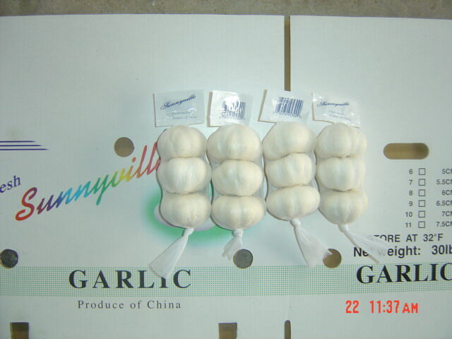 Fresh Garlic Ail Frais Ajo Chino Blanco Alho 3p/bag