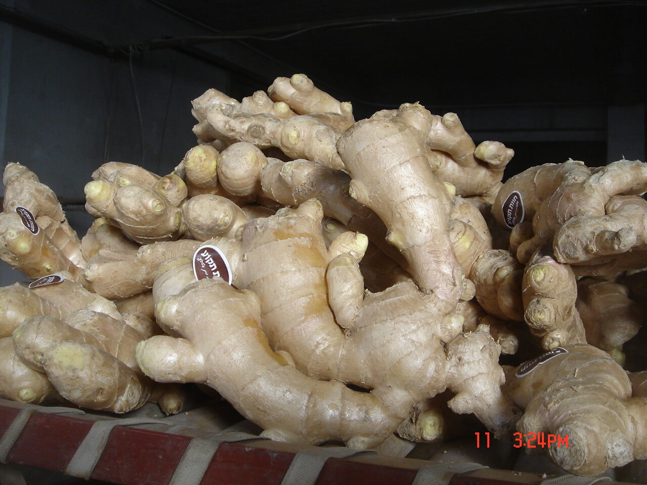 Air Dried Ginger  in 10kg plastic box