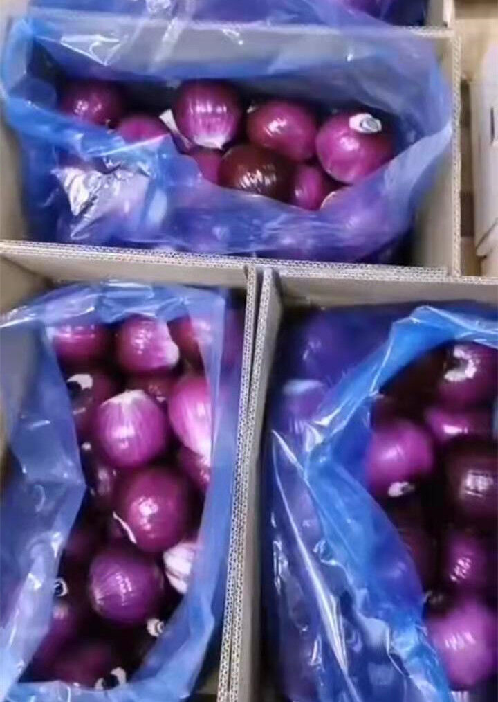 Peeled Red Onion