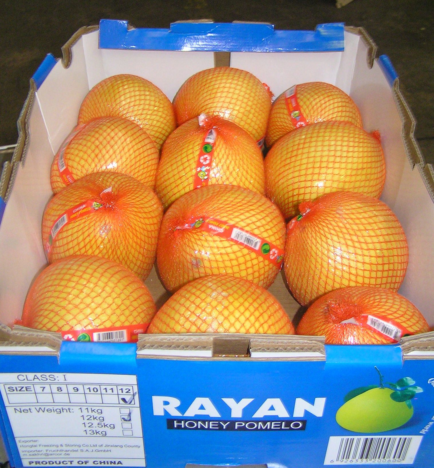 White Honey Pomelo 12kg