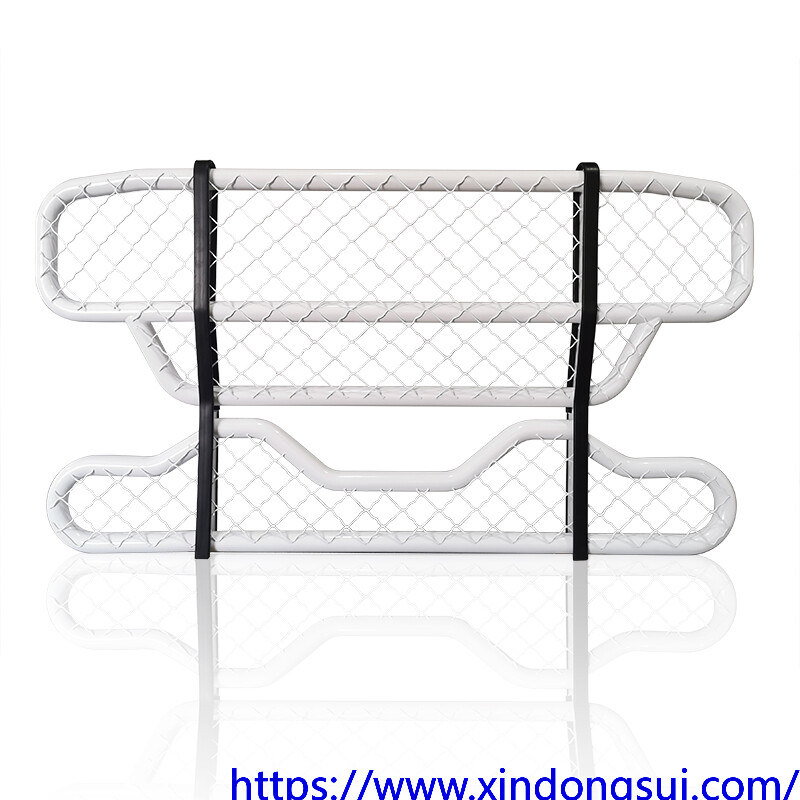 High Performance White Color Powder Coated Steel Front Bumper Bull Bar for Scania R Series