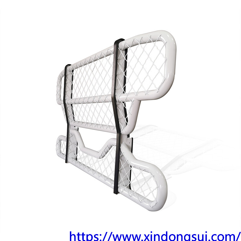 High Performance White Color Powder Coated Steel Front Bumper Bull Bar for Scania R Series