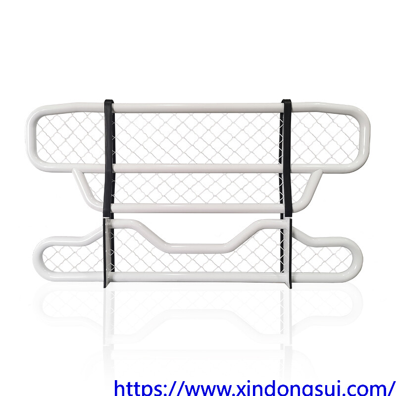 High Performance White Color Powder Coated Steel Front Bumper Bull Bar for Scania R Series