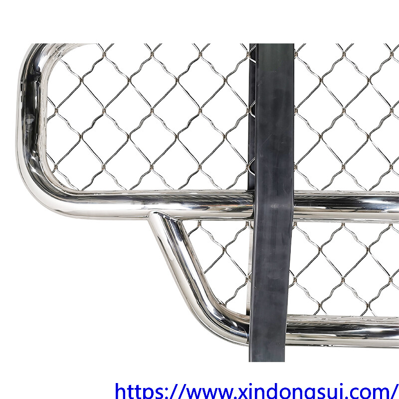 Wholesale Price Dongsui Customized 304 Stainless Steel Trucks Front Bumper Deer Grille Guard for Scania Volvo Man