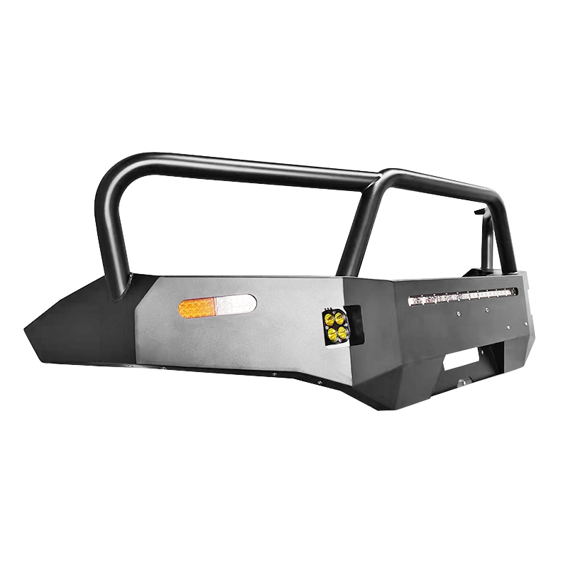 New Design Powder Coated Steel Front Bumper Bull Bar for Toyota Land Cruiser LC250 2024+