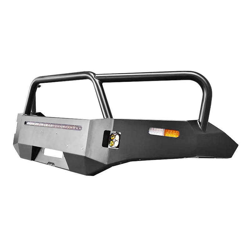 New Design Powder Coated Steel Front Bumper Bull Bar for Toyota Land Cruiser LC250 2024+