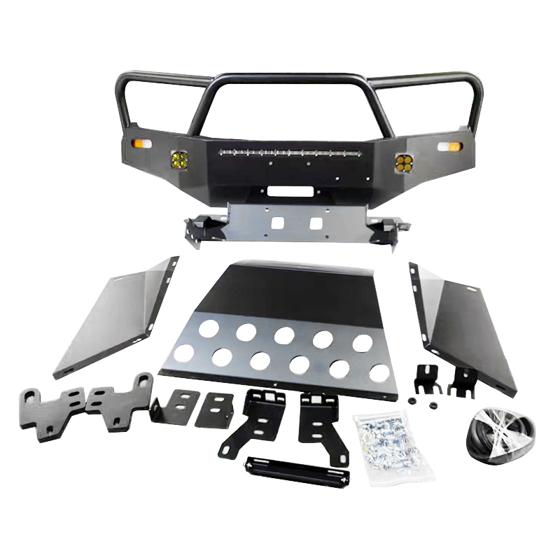 New Design Powder Coated Steel Front Bumper Bull Bar for Toyota Land Cruiser LC250 2024+