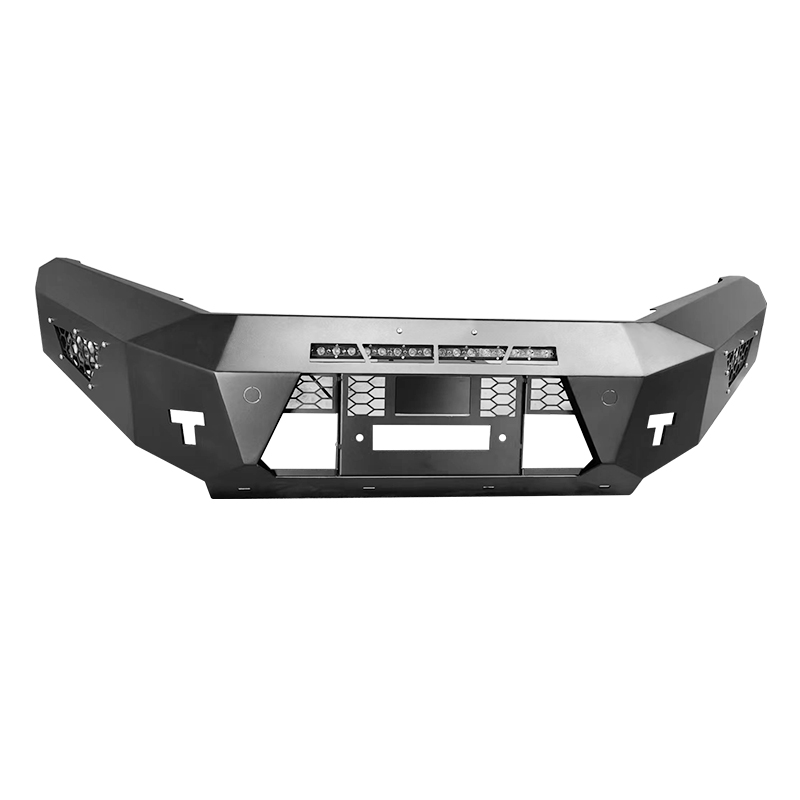 New Reinforced Steel Bull Bar Front Bumper High Bright LED Lights Universal Off Road Models for Lc200 toyota nissan ford