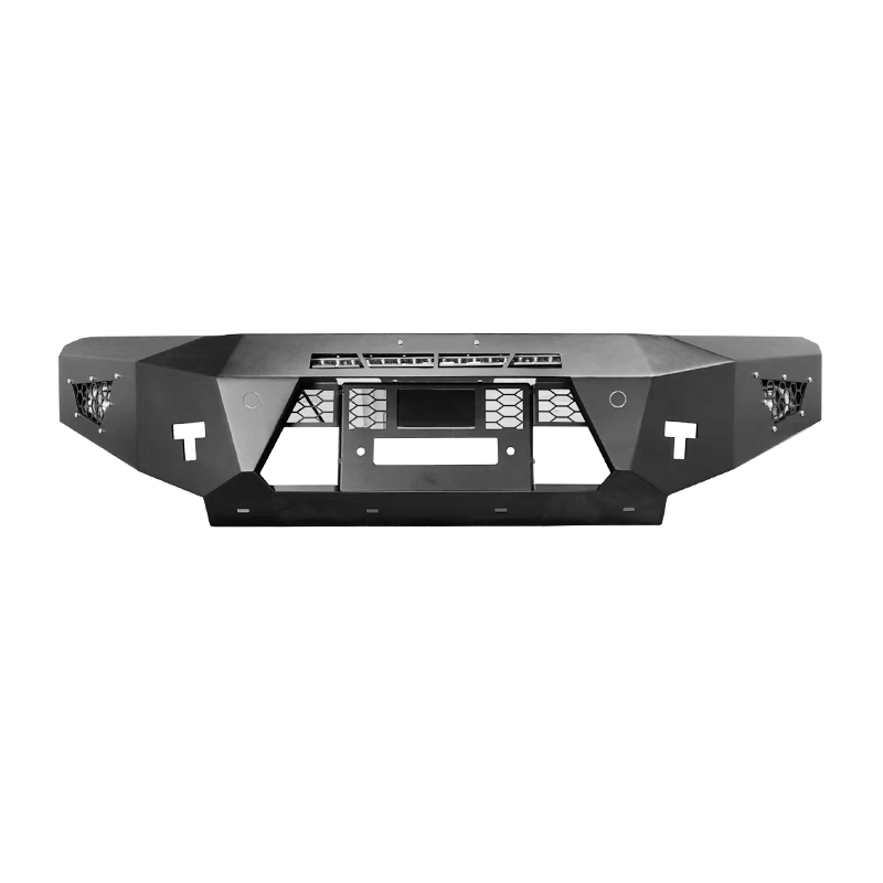 New Reinforced Steel Bull Bar Front Bumper High Bright LED Lights Universal Off Road Models for Lc200 toyota nissan ford