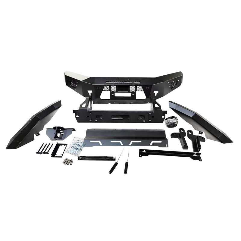 New Reinforced Steel Bull Bar Front Bumper High Bright LED Lights Universal Off Road Models for Lc200 toyota nissan ford