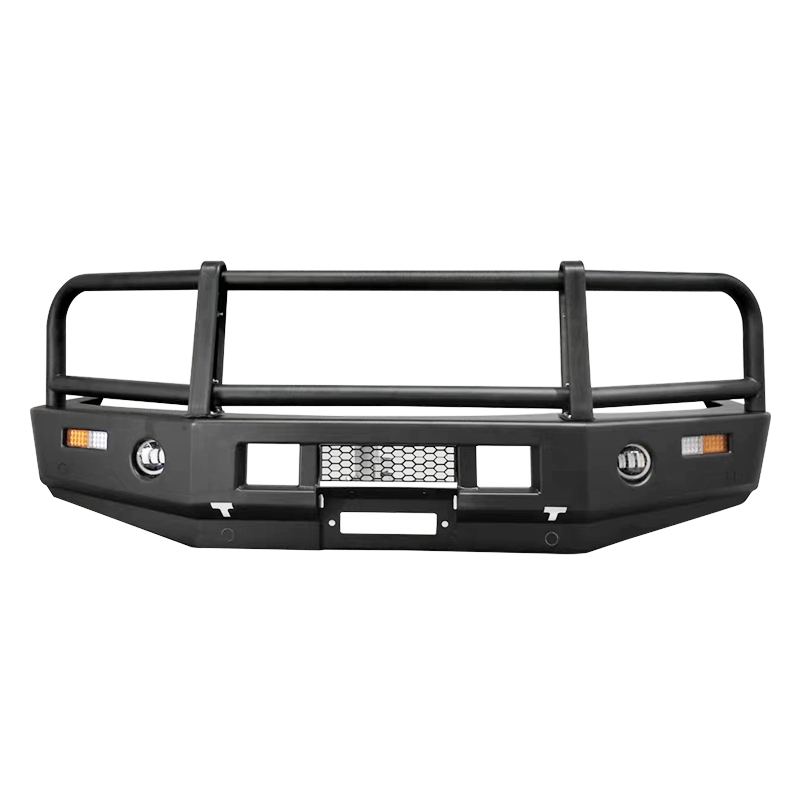 Functional Car Front Bumpers Steel with Headlight Shield and Led Lights for Hiace Ford Jeep