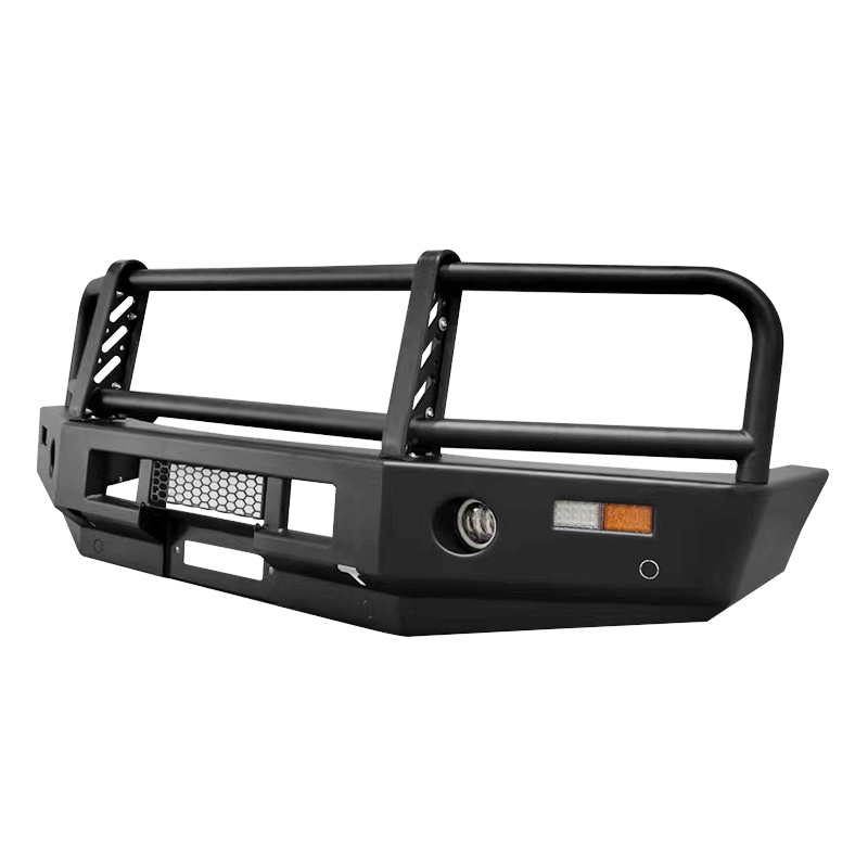 Functional Car Front Bumpers Steel with Headlight Shield and Led Lights for Hiace Ford Jeep