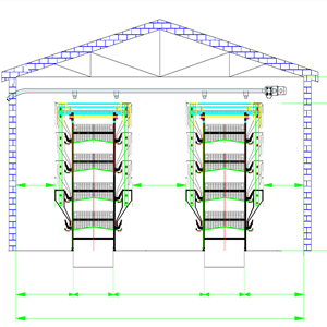96 120 128 160 Chicken layer cage hot sale in Uganda farm
