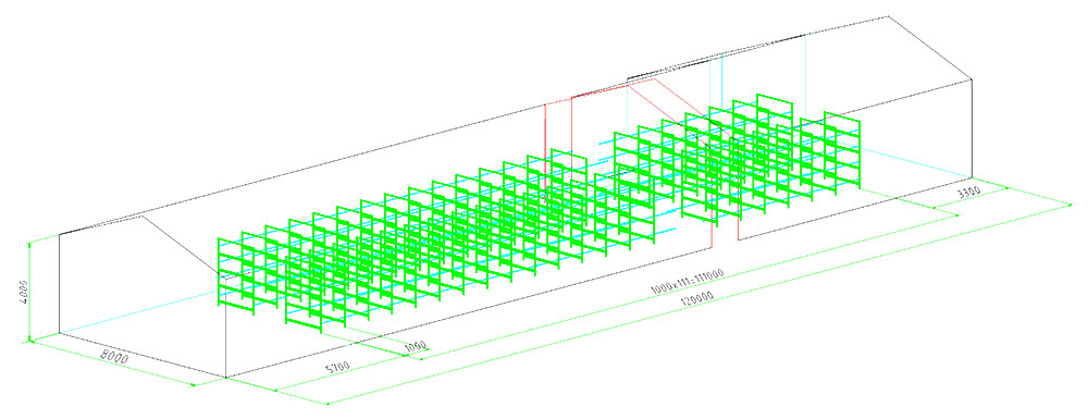 26,000 layers H5 automatic layer chicken cage's ho