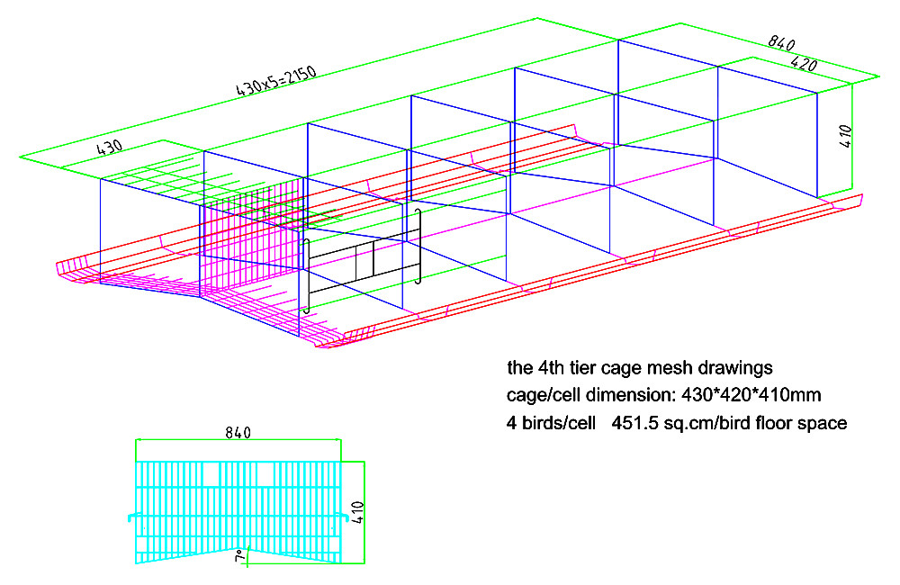 30,080 layers A4 automatic layer chicken cage's ho