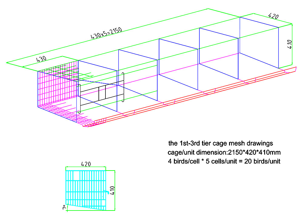 30,080 layers A4 automatic layer chicken cage's ho