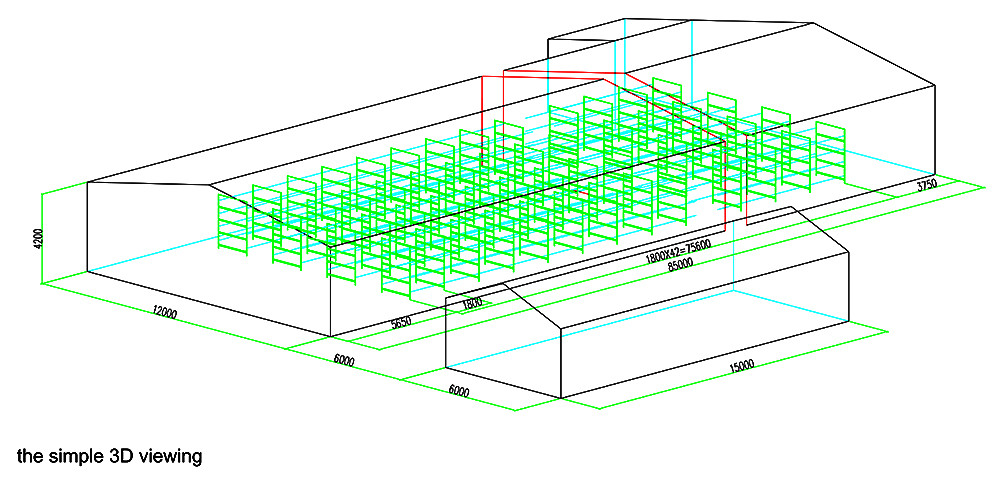 45,360 layers H5 automatic layer chicken cage's ho