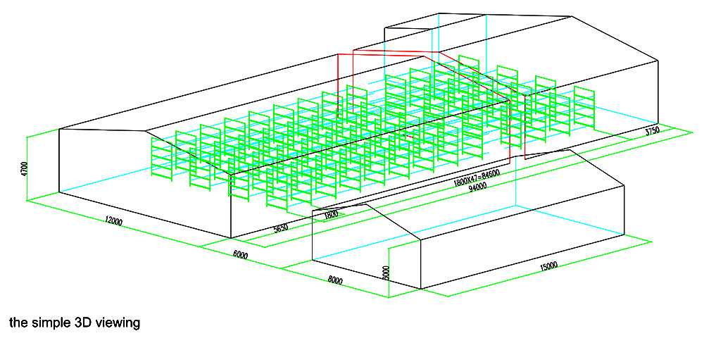 50,706 layers H5 automatic layer chicken cage's ho