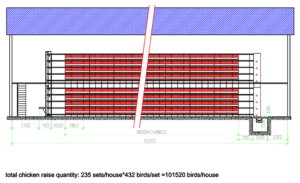 101,520 layers H8 automatic layer chicken cage's house drawing3.jpg