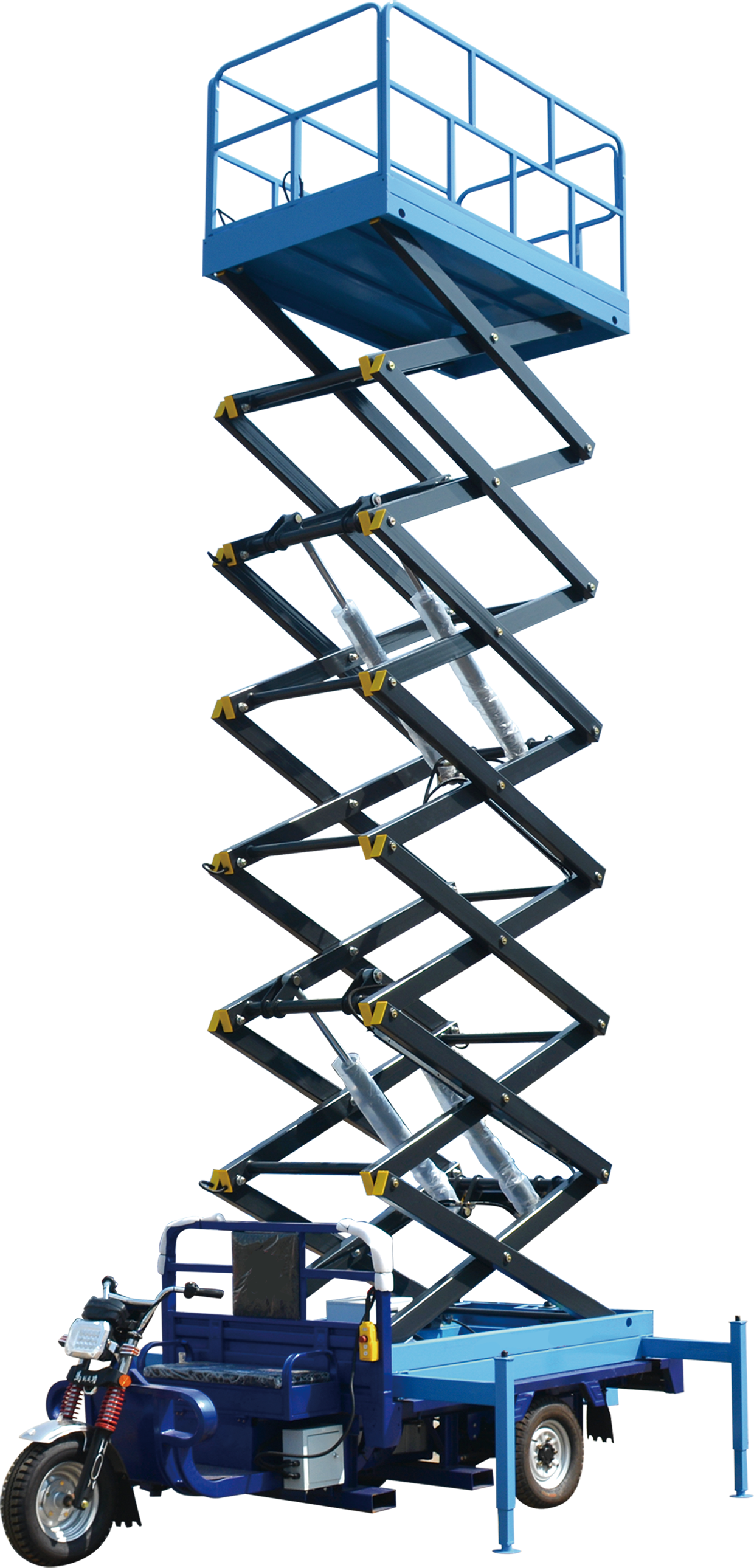 8M Work Vehicle Mounted Scissor Lift , QYCZ0.3-11