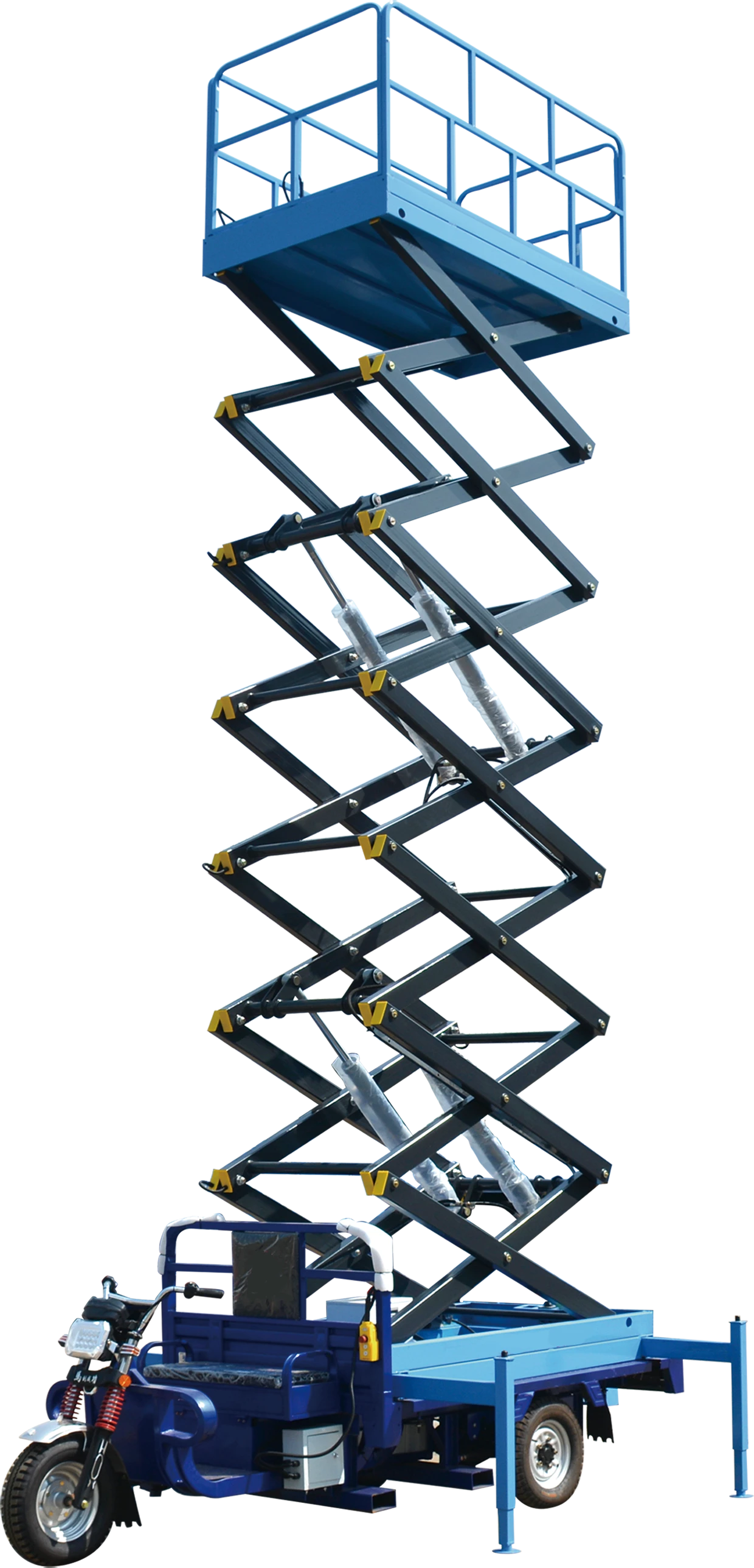 10M Work Vehicle Mounted Scissor Lift , QYCZ0.5-8
