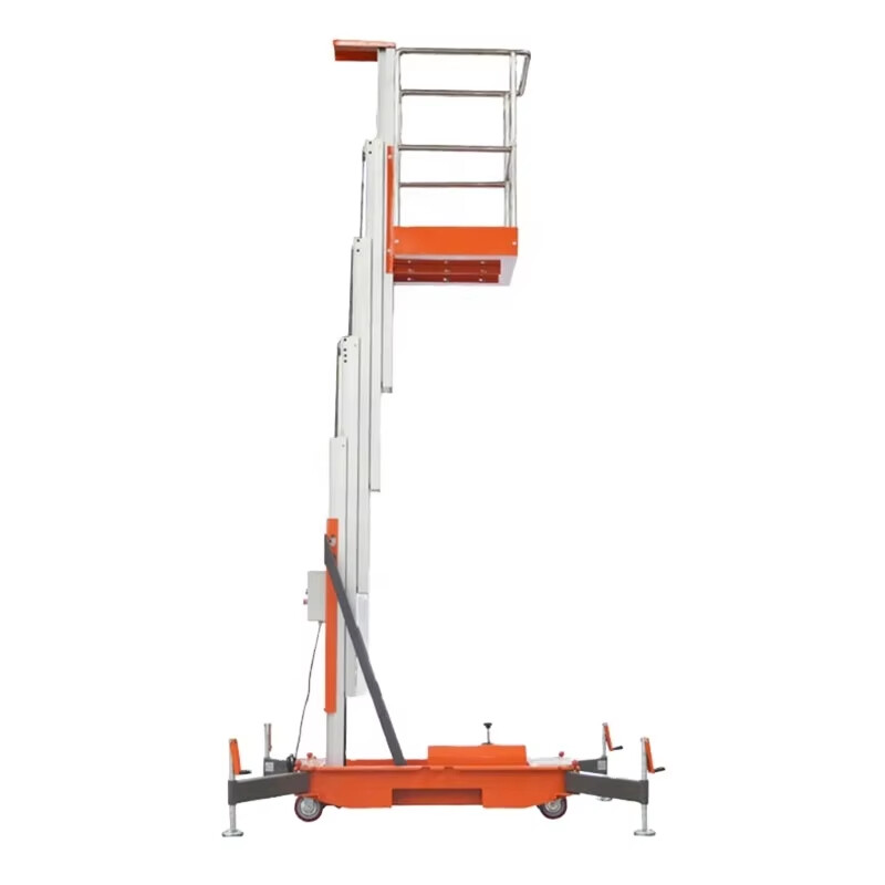 8M Work Single Mast Aluminum Alloy Lift , QYLH6-100-1
