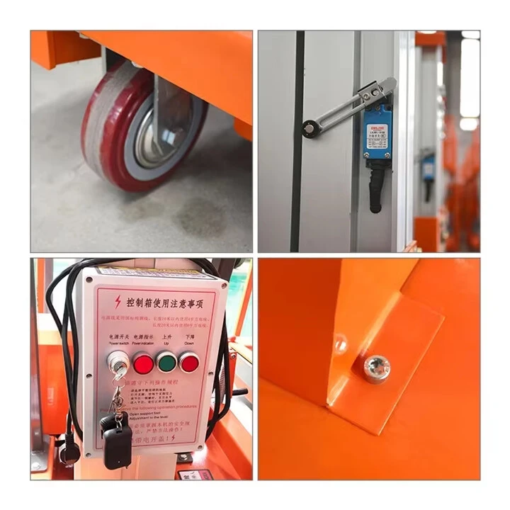 12M Work Double/Triple Mast Aluminum Alloy Lift , QYLH10-250-2