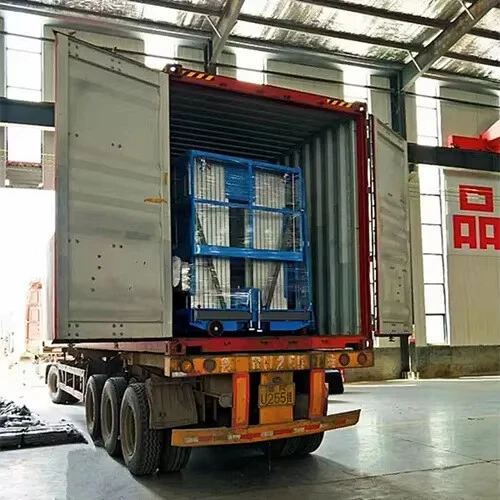 12M Work Double/Triple Mast Aluminum Alloy Lift , QYLH10-250-2