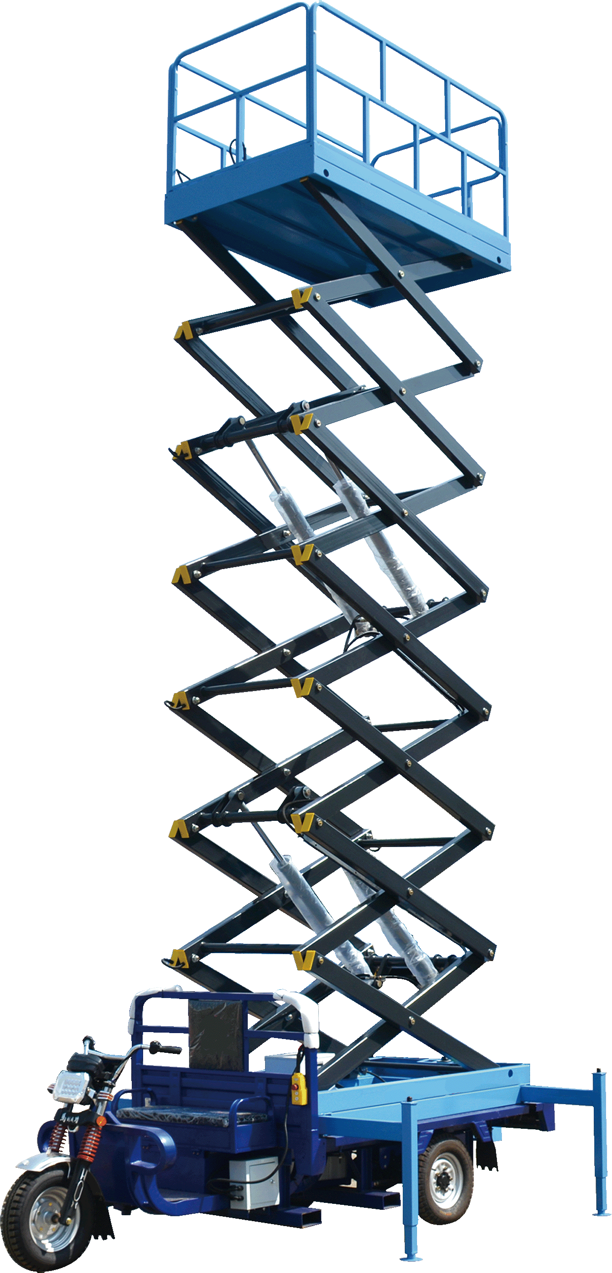 8M Work Vehicle Mounted Scissor Lift , QYCZ0.3-11