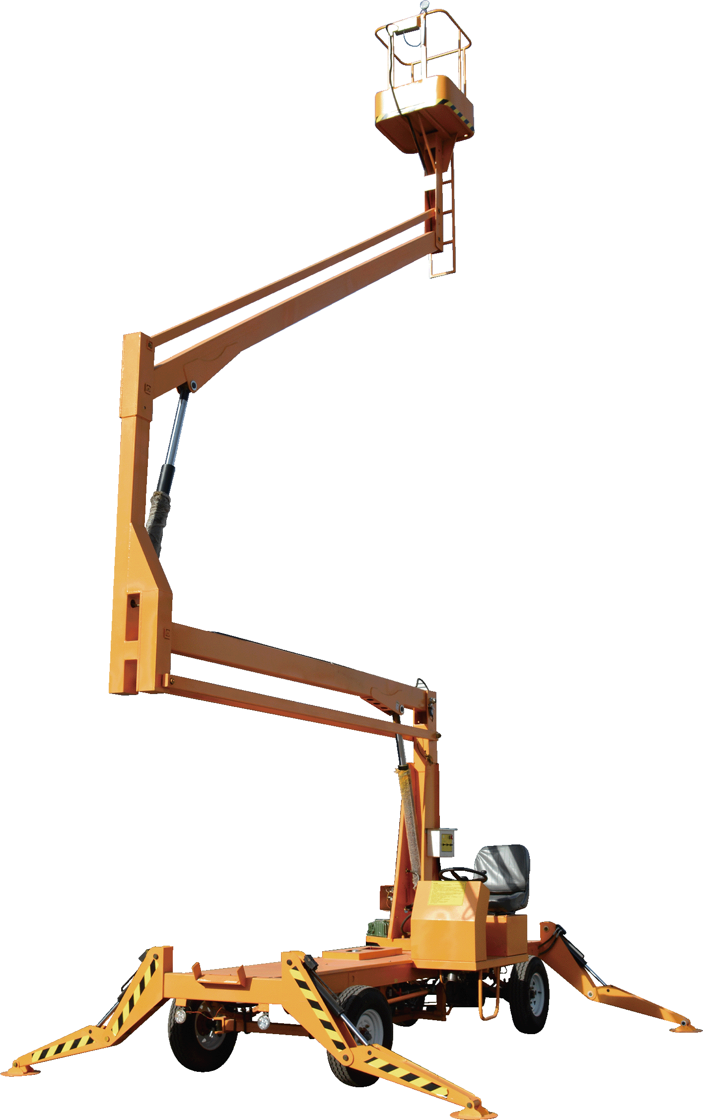 12M Work Simple Articulating Boom Lift , QYJQ10