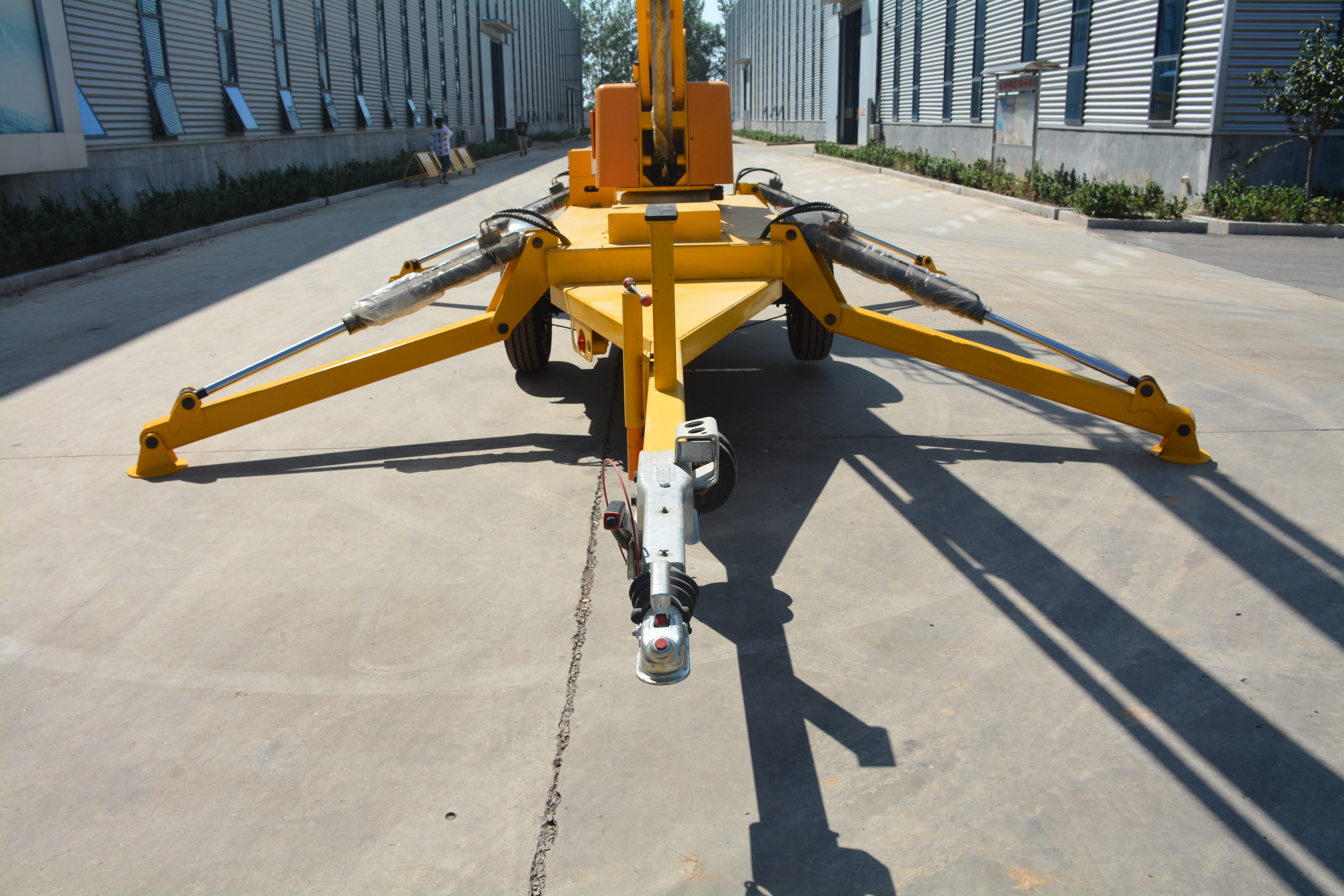 12M Work Towable Boom Lift , QYTGZ10