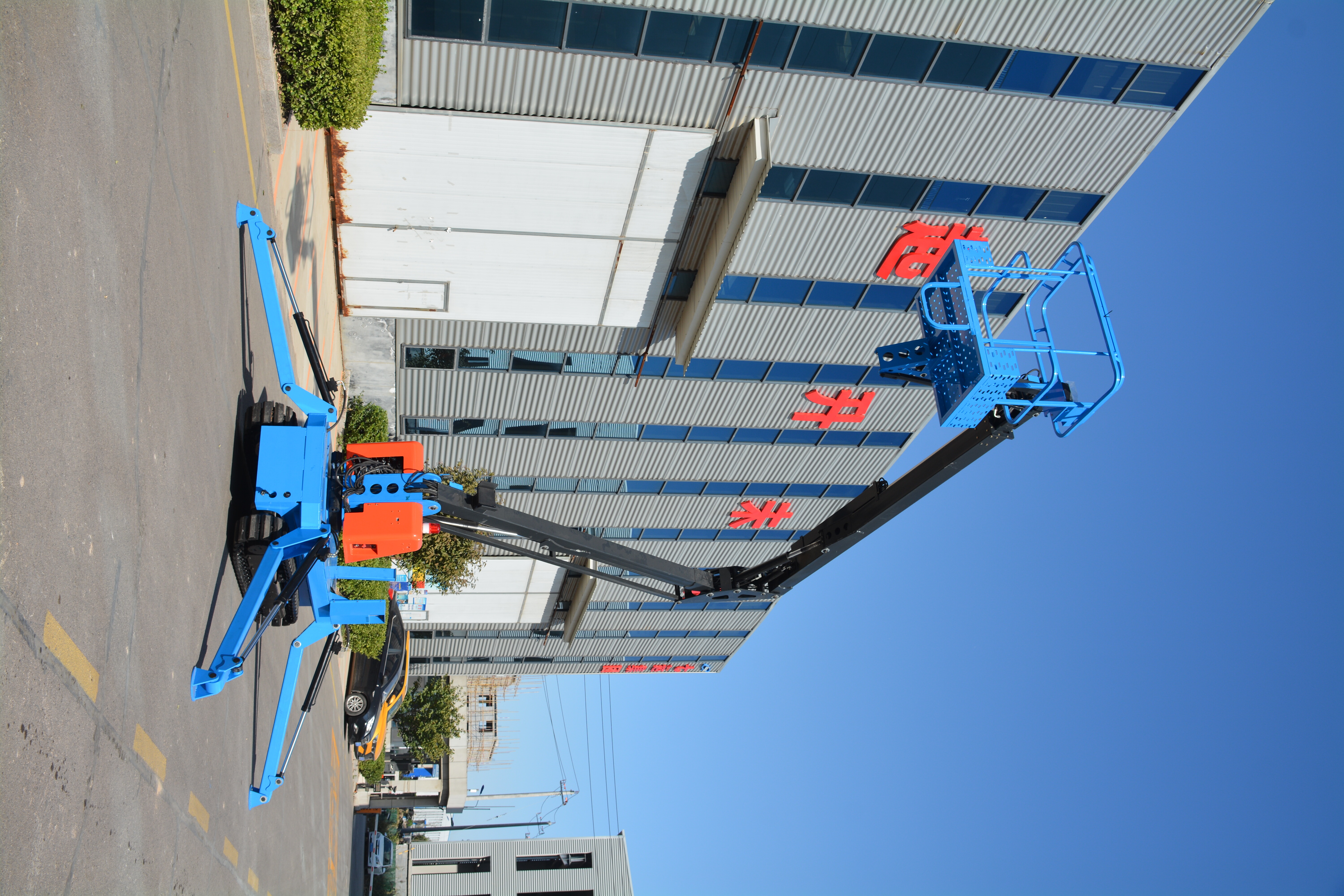 16M Work Crawler Articulating Boom Lift , GTZZ14