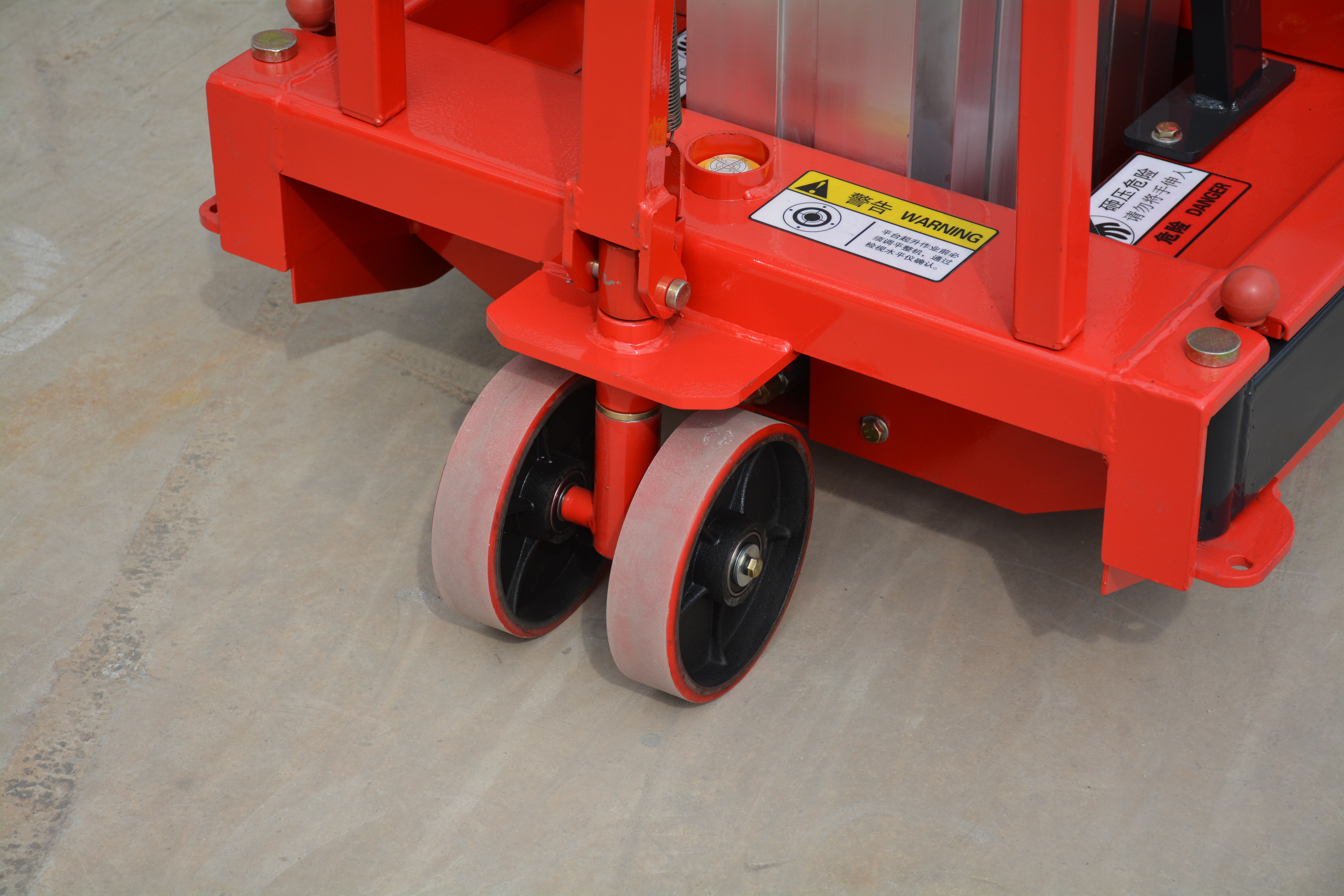 8M Work Double/Triple Mast Aluminum Alloy Lift , QYLH6-300-2