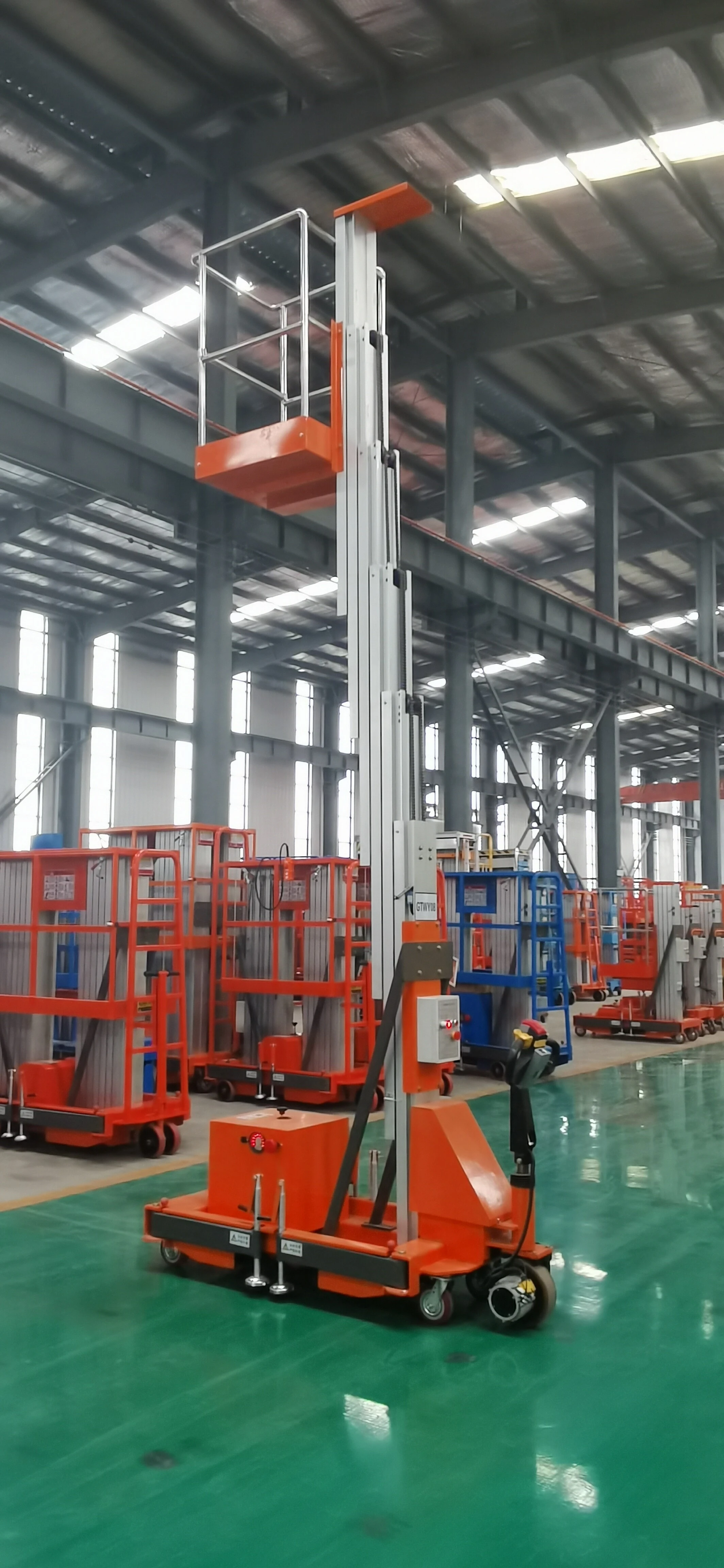 6M Work Assisted Walking Aluminum alloy Lift , QYLH4-100-1