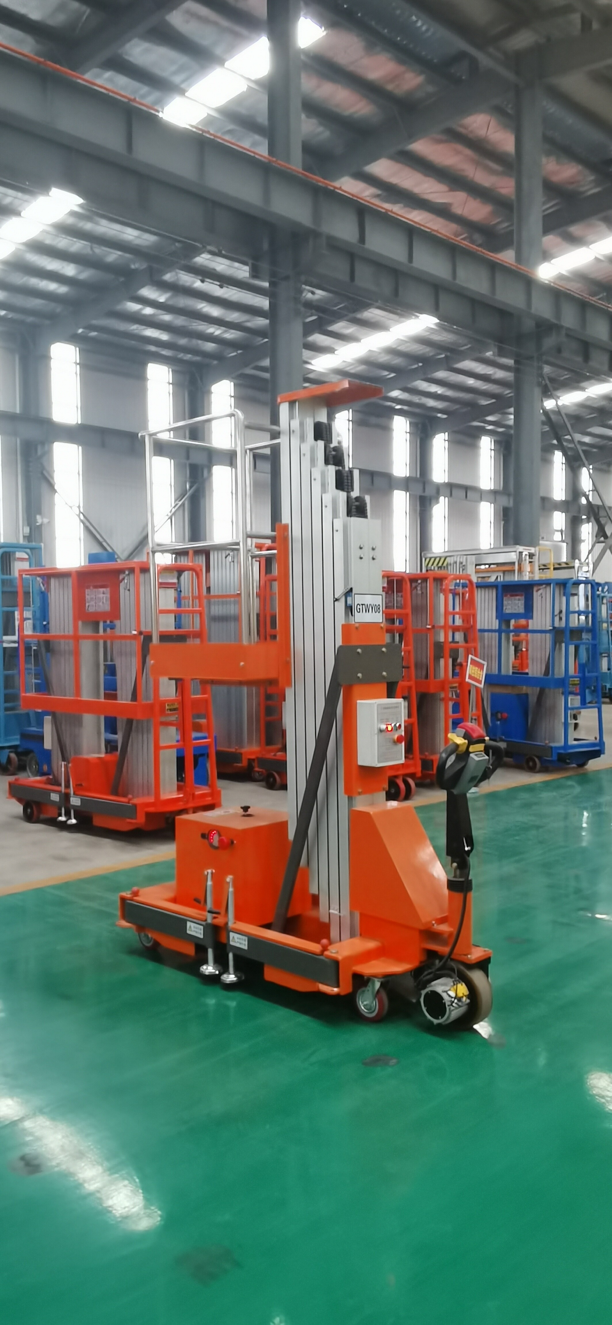 6M Work Assisted Walking Aluminum alloy Lift , QYLH4-100-1