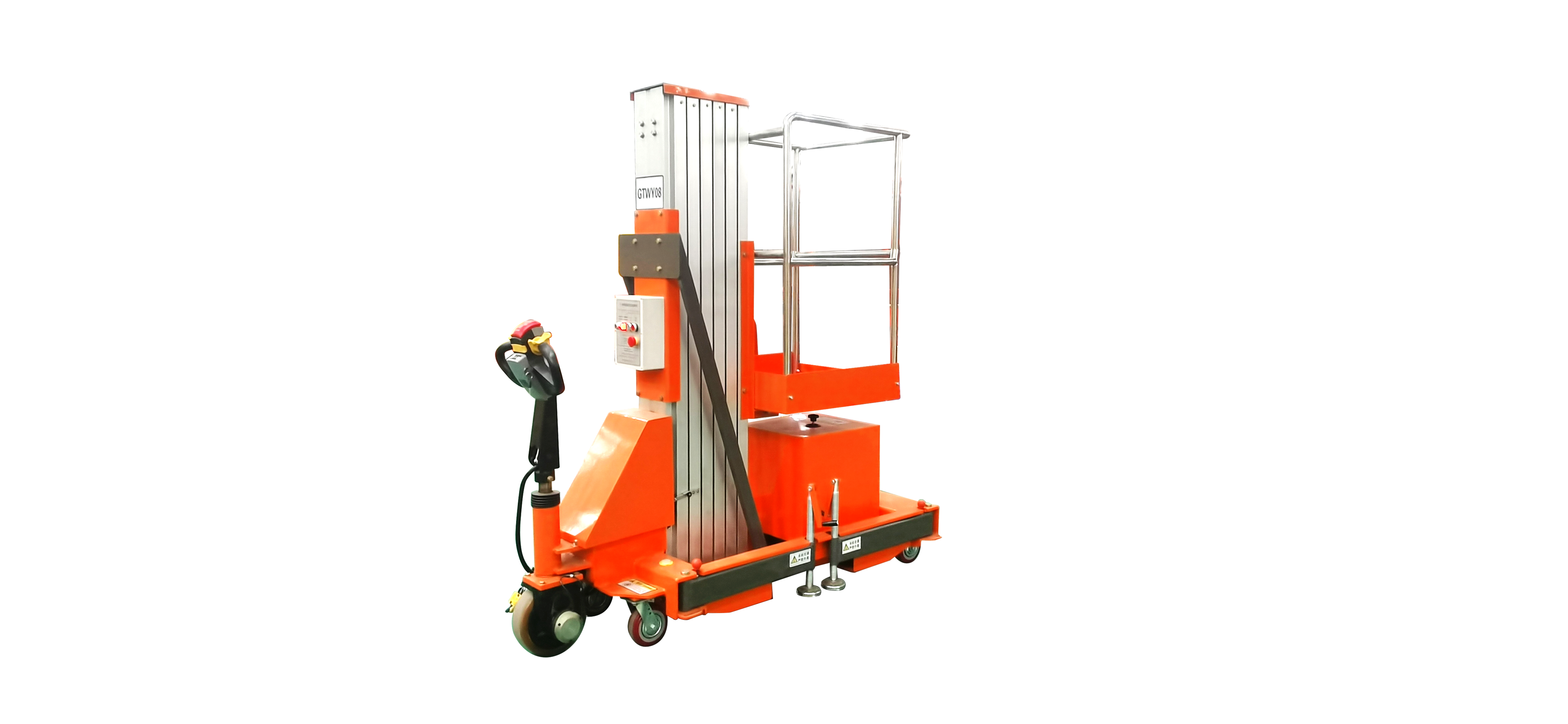 10M Work Assisted Walking Aluminum alloy Lift , QYLH8-100-1