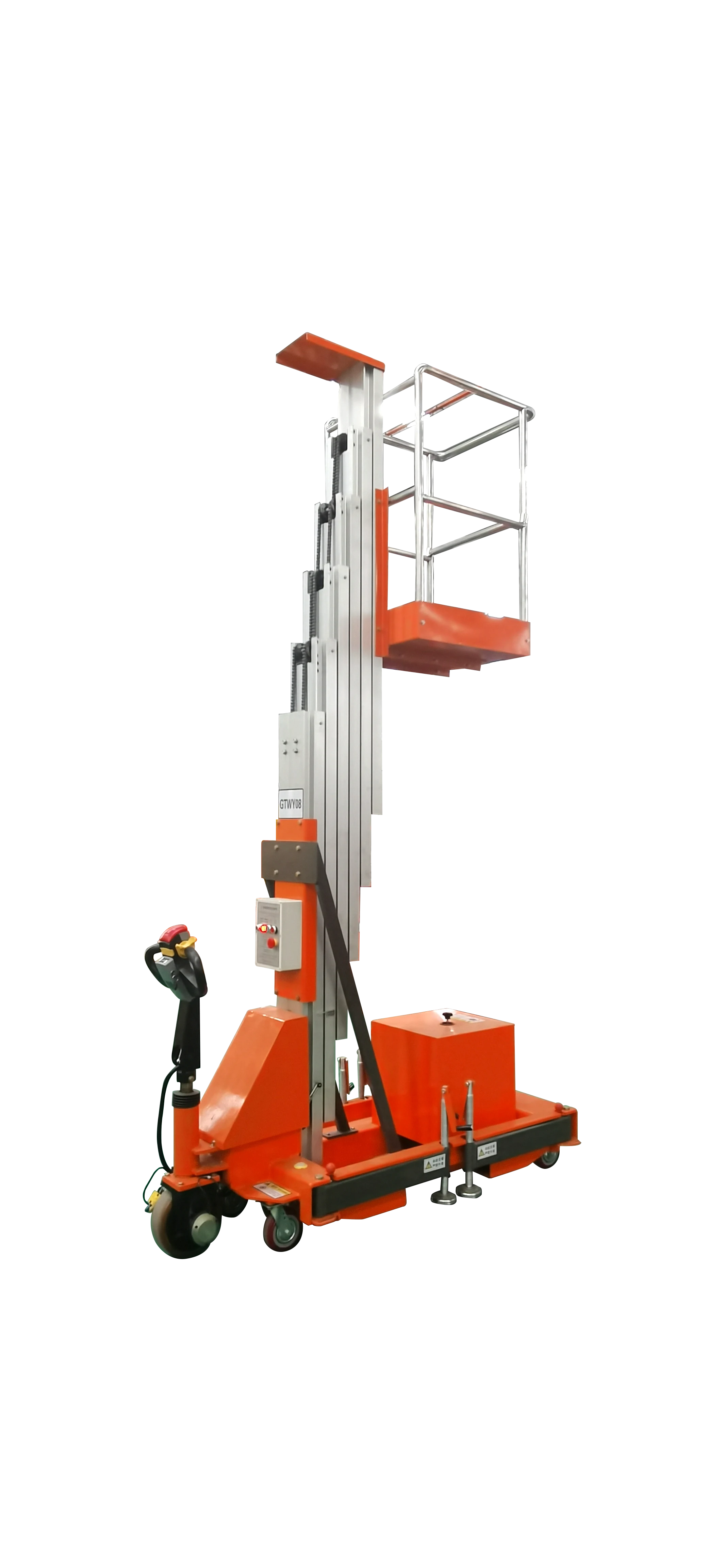 6M Work Assisted Walking Aluminum alloy Lift , QYLH4-100-1