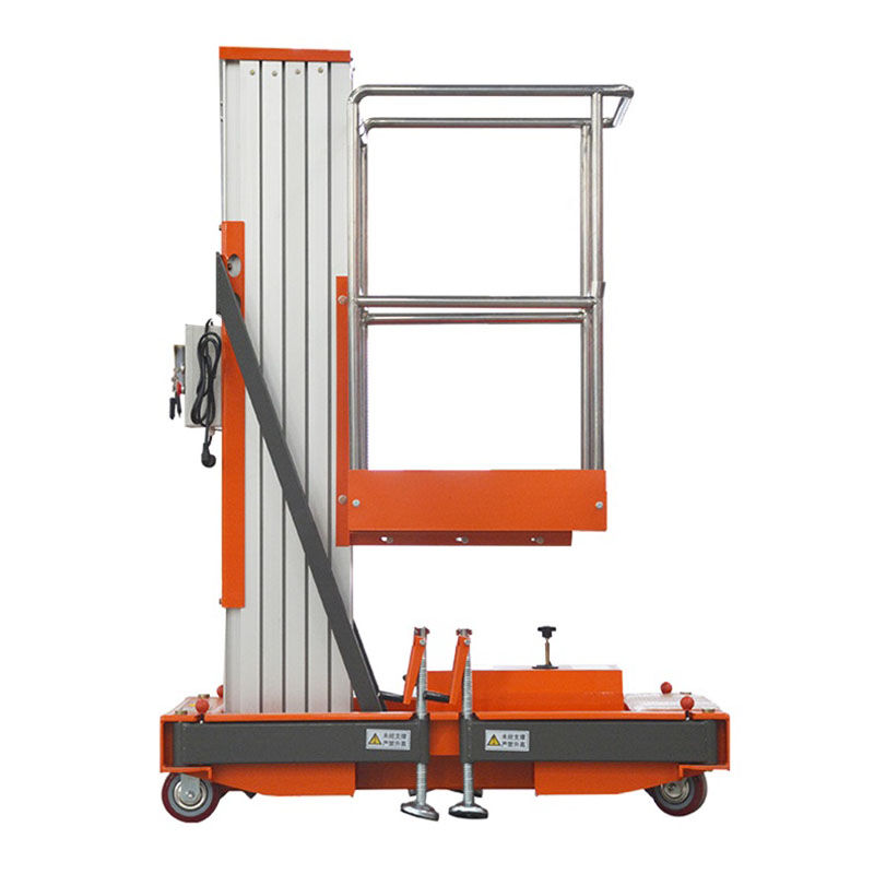 8M Work Single Mast Aluminum Alloy Lift , QYLH6-150-1