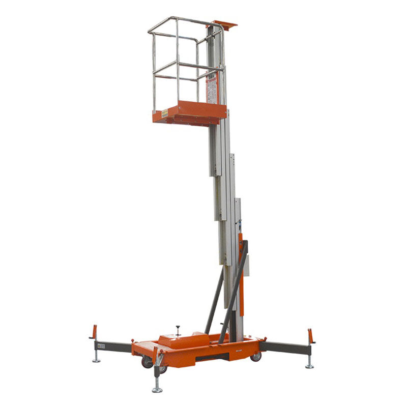 8M Work Single Mast Aluminum Alloy Lift , QYLH6-150-1