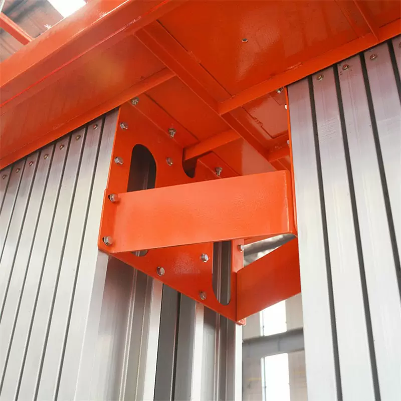 14M Work Double/Triple Mast Aluminum Alloy Lift , QYLH12-200-3