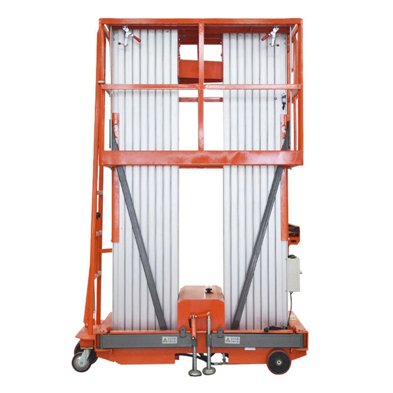 16M Work Double/Triple Mast Aluminum Alloy Lift , QYLH14-200-3