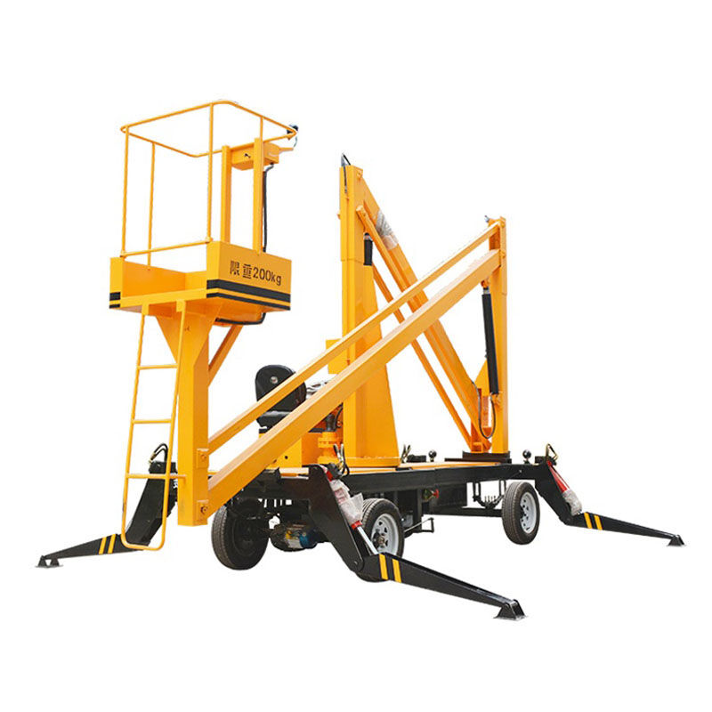 14M Work Simple Articulating Boom Lift , QYJQ12