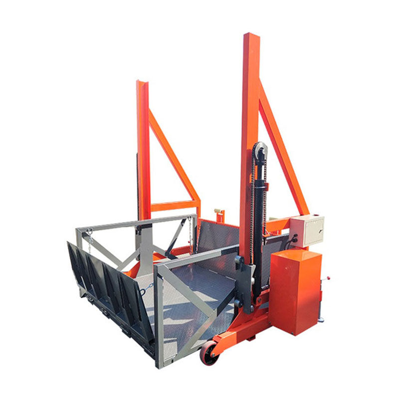 Hydraulic mobile loading and unloading platform