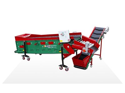 Potato Soil Removal and Cleaning Machine