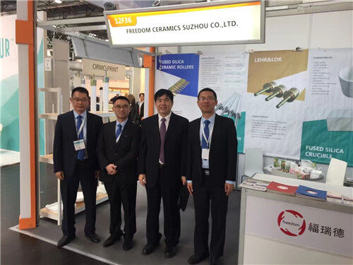 Freedom Ceramics Participated Glasstech 2018 at Dusseldorf