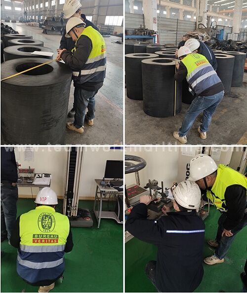 16Pcs Cylindrical Rubber Fender Ø800×Ø400×1000L Inspected by BV