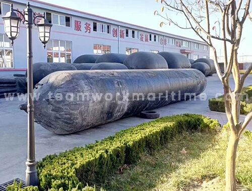 Qingdao Teamwork Dia 1.6m × L12m - 8layers Airbags to Indonesia Client