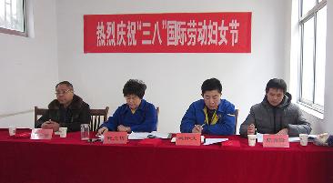 The company solemnly held a celebration and commendation meeting